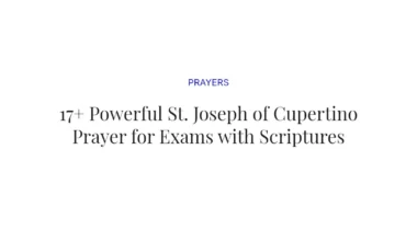 17+ Powerful St. Joseph of Cupertino Prayer for Exams with Scriptures